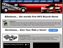 Tablet Screenshot of horntones.com